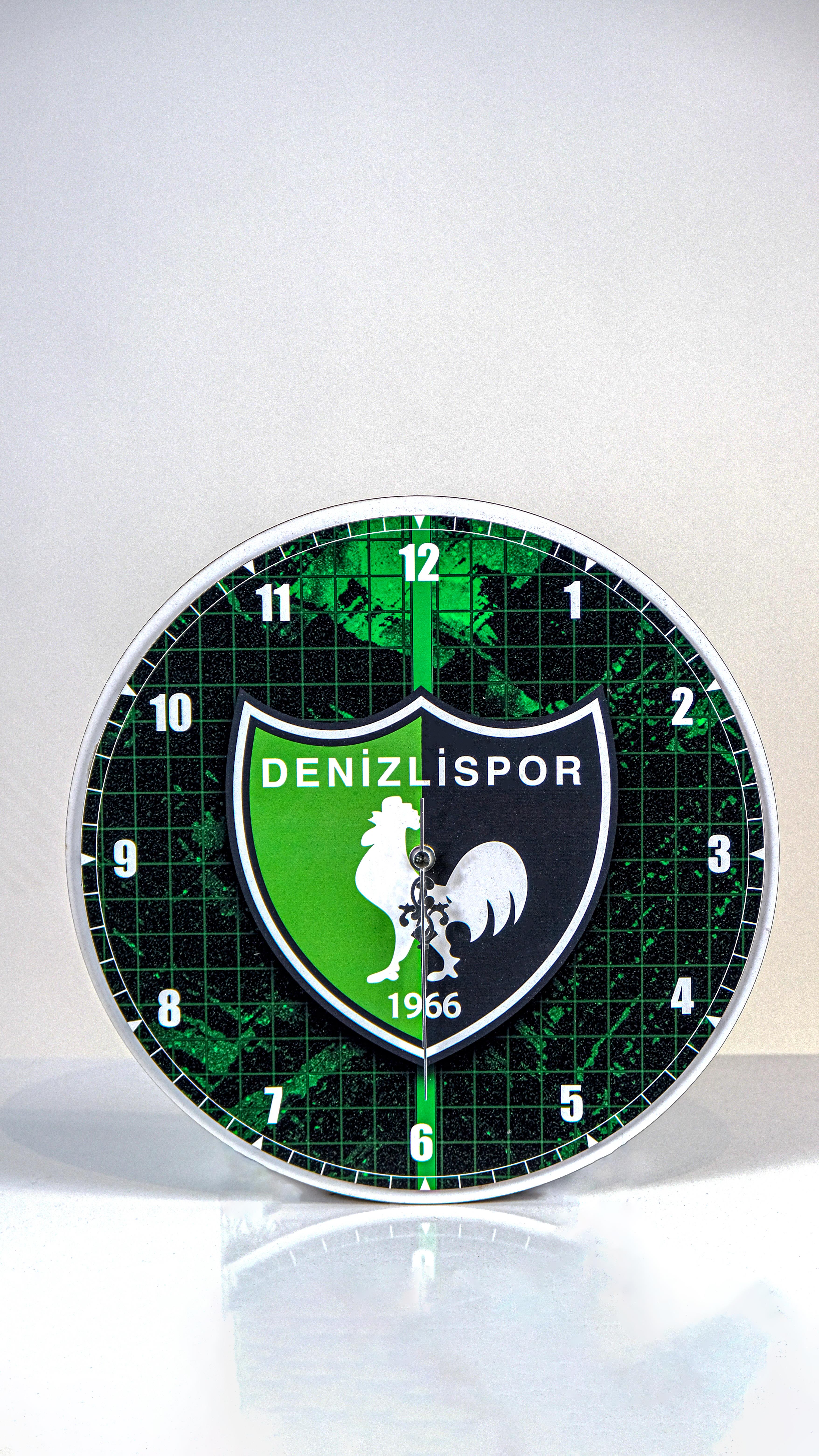 Denizlispor Duvar saati Yuvarlak