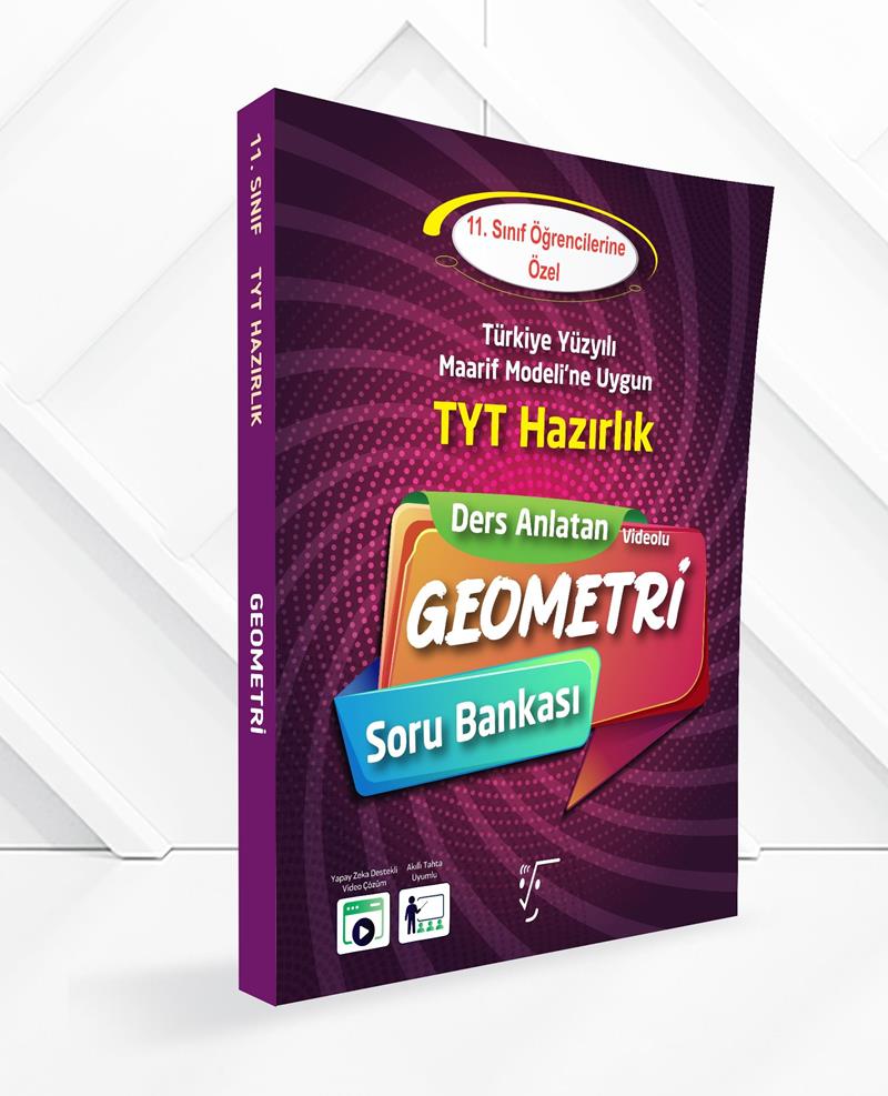 11. Sınıf TYT Hazırlık Ders Anlatan Geometri Soru Bankası