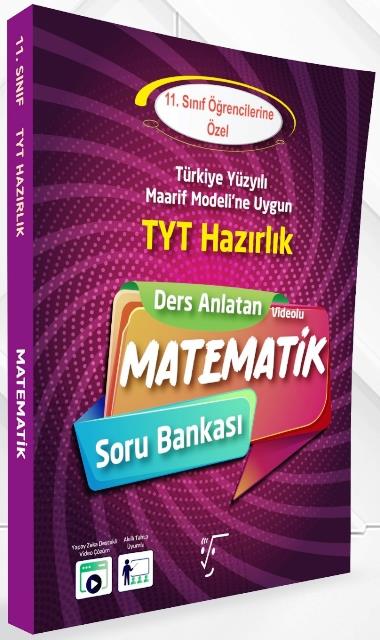 11. Sınıf TYT Hazırlık Ders Anlatan Matematik Soru Bankası