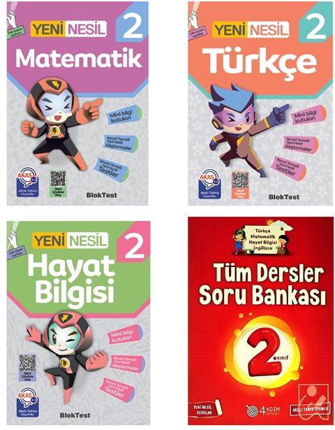 2. Sınıf Eğitim Seti (HEDİYELİ) Bloktest Yayınları
