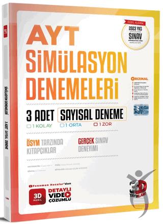 2023 AYT 3D Sayısal 3lü Simülasyon Deneme