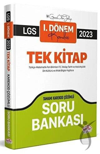 2023 LGS 1. Dönem Tüm Dersler Soru Bankası (Karekod Çözümlü)