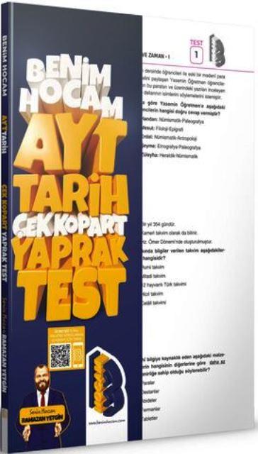 2024 AYT Tarih Çek Kopar Yaprak Test