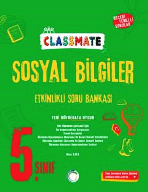 2025 5. Sınıf Classmate Sosyal Bilgiler Etkinlikli Soru Bankası