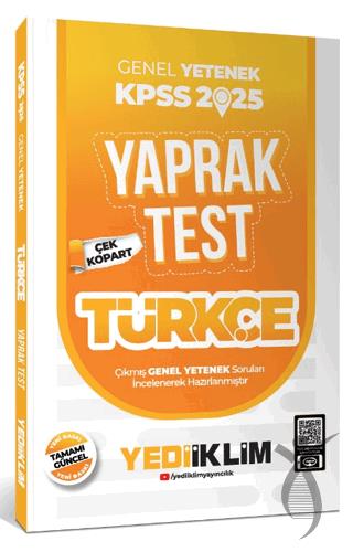 2025 KPSS Genel Yetenek Türkçe Çek Kopart Yaprak Test