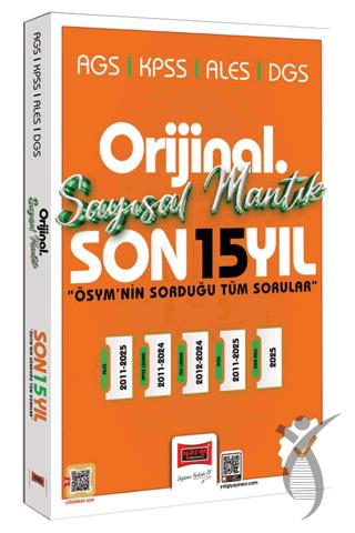 2026 KPSS AGS ALES DGS Orijinal Sayısal Mantık Son 15 Yıl Çıkmış Sorular