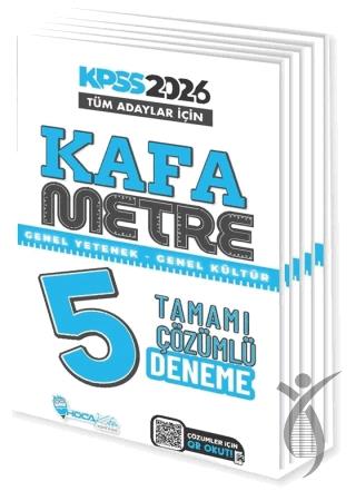 2026 KPSS Genel Yetenek Genel Kültür Kafametre 5 Deneme Çözümlü