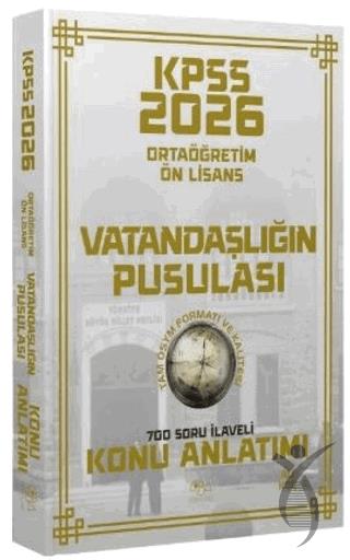 2026 KPSS Lise Ortaöğretim Ön Lisans Vatandaşlık Vatandaşlığın Pusulası Konu Anlatımı