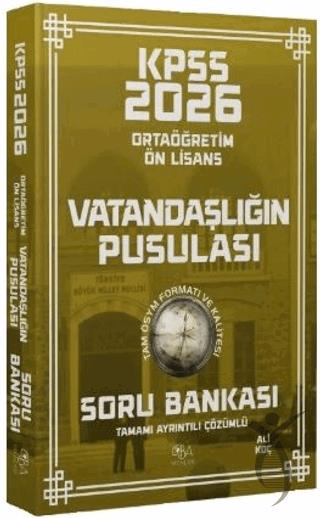 2026 KPSS Lise Ortaöğretim Ön Lisans Vatandaşlık Vatandaşlığın Pusulası Soru Bankası Çözümlü