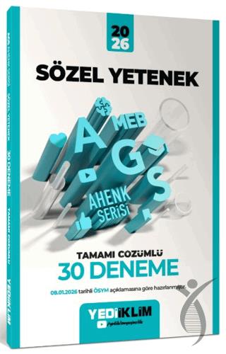 2026 MEB-AGS Ahenk Sözel Yetenek Tamamı Çözümlü 30 Deneme