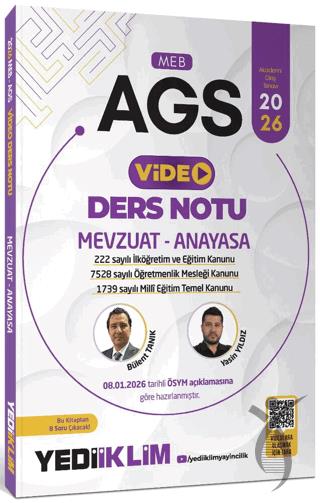 2026 MEB AGS Mevzuat ve Anayasa Video Anlatımlı Ders Notu