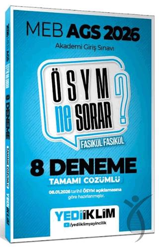 2026 MEB AGS ÖSYM Ne Sorar Tamamı Çözümlü 8 Fasikül Deneme Sınavı