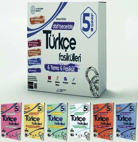 5. Sınıf Dört Beceride Türkçe Fasikülleri
