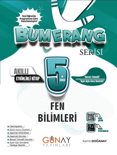 5. Sınıf Fen Bilimleri Bumerang Akıllı Etkinlikli Defter 2026
