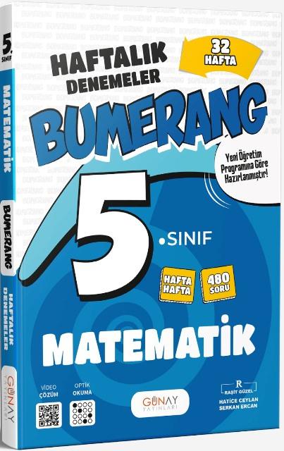 5. Sınıf Matematik Bumerang 32 Haftalık Denemelerı