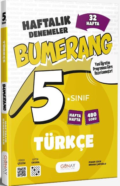 5. Sınıf Türkçe Bumerang 32 Haftalık Denemeler