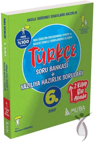 6. Sınıf Türkçe Soru Bankası + Yazılıya Hazırlık Soruları 2Si 1 Arada