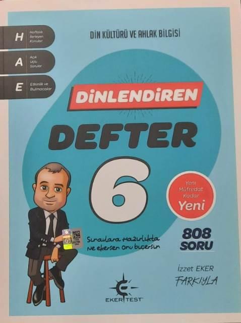6. Sınıf Din Kültür ve Ahlak Bilgisi Dinlendiren Defter 2026