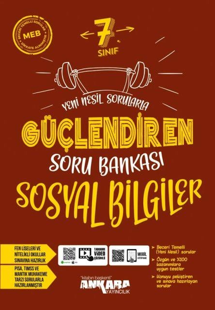7. Sınıf Sosyal Bilgiler Güçlendiren Soru Bankası