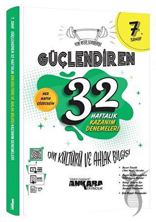 7. Sınıf Din Kültürü ve Ahlak Bilgisi Güçlendiren 32 Haftalık Kazanım Denemeleri