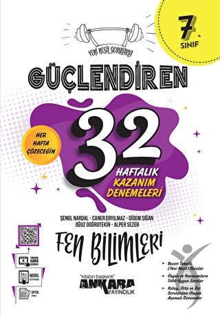 7. Sınıf Fen Bilimleri Güçlendiren 32 Haftalık Kazanım Denemeleri