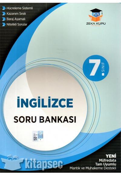 7. Sınıf İngilizce Soru Bankası Zeka Küpü Yayınları
