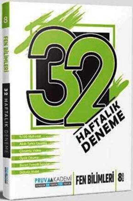 8. Sınıf LGS Fen Bilimleri 32 Haftalık Deneme