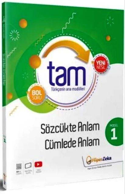 8. Sınıf LGS TAM Türkçe nin Ana Modülleri-1 Sözcükte Anlam ve Cümlede Anlam