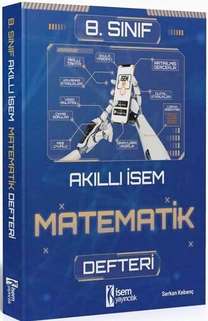 8. Sınıf LGS Matematik Defteri Akıllı İsem 2025