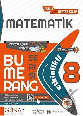 8. Sınıf LGS Matematik Bumerang Akıllı Etkinlikli Defter
