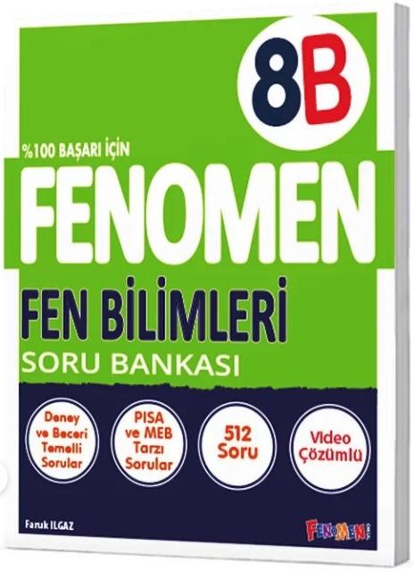 8. Sınıf LGS Fenomen Fen Bilimleri B Soru Bankası 