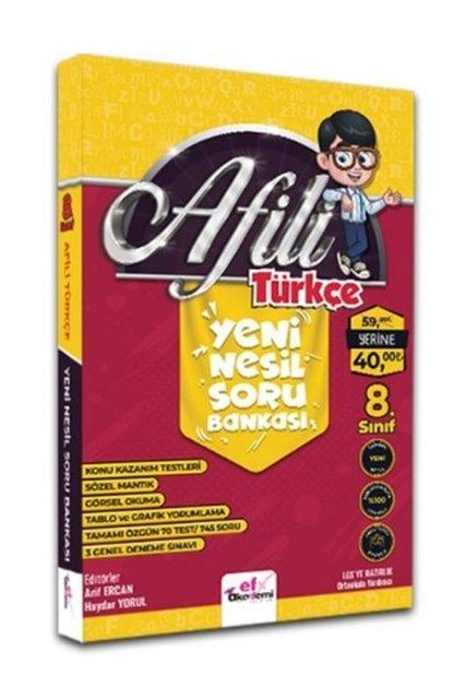 8. Sınıf LGS Afilli Türkçe Yeni Nesil Soru Bankası