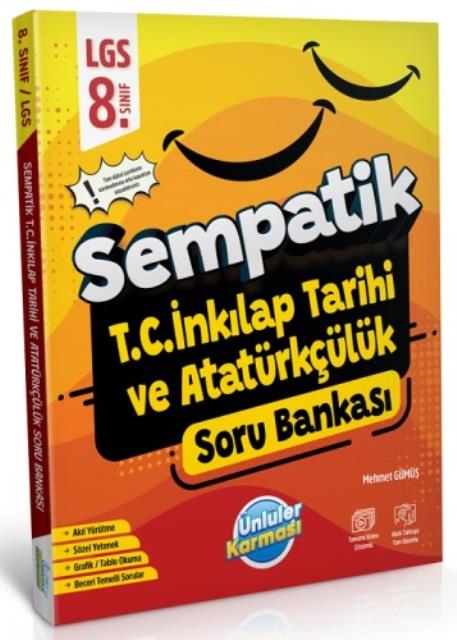 8. Sınıf LGS TC İnkılap Tarihi ve Atatürkçülük Sempatik Soru Bankası