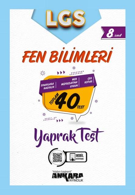 8. Sınıf LGS Fen Bilimleri 40 Yaprak Test