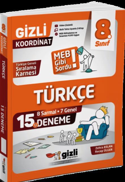 8.Sınıf  Türkçe 15' li Deneme
