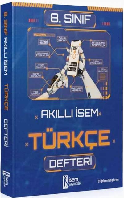 8. Sınıf LGS Türkçe Defteri Akıllı İsem 2025