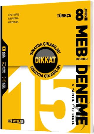 8. Sınıf Türkçe 15 Deneme