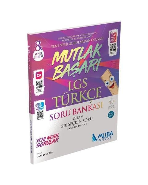 8. Sınıf LGS Mutlak Başarı Türkçe Soru Bankası Muba Yayınları