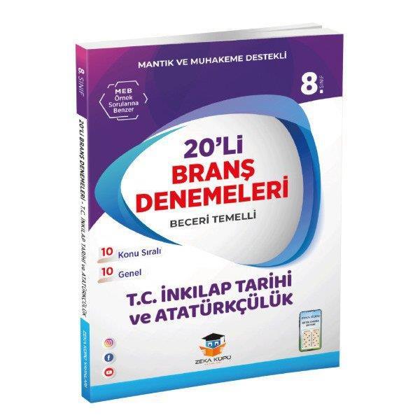 8. Sınıf İnkılap Tarihi 20'li Branş Denemeleri