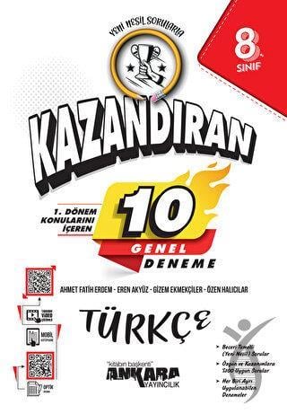 8. Sınıf LGS Türkçe Kazandıran 1. Dönem 10 Genel Deneme