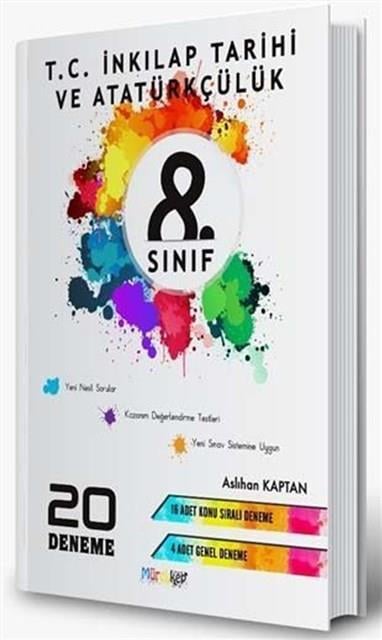 8. Sınıf T.C. İnkılap Tarihi ve Atatürkçülük 20 Deneme 