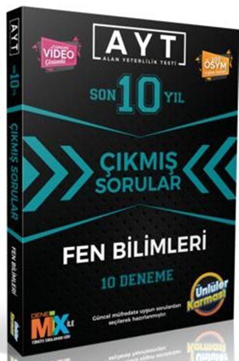 AYT Fen Bilimleri Karması Tıpkı Basım 10 Deneme