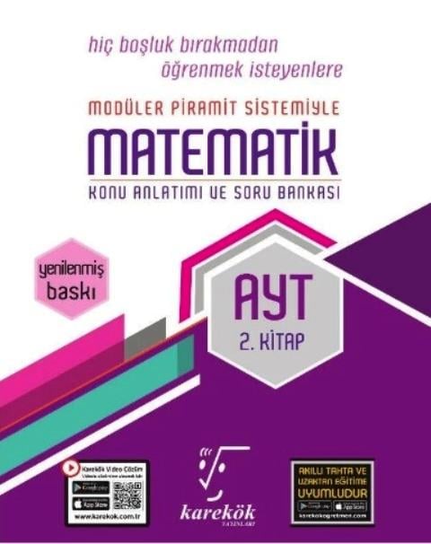AYT Matematik MPS Konu Anlatımı ve Soru Çözümü 2. Kitap