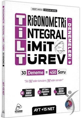 AYT TİLT Denemeleri - Trigonometri İntegral Limit Türev 30lu Deneme Mert Hoca