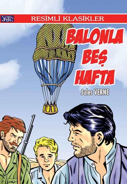 Balonla Beş Hafta Resimli Klasikler Dizisi