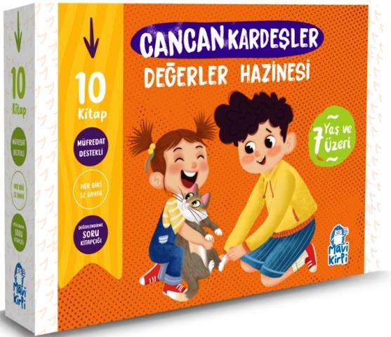 Cancan Kardeşler Değerler Hazinesi Seti (10 Kitap )