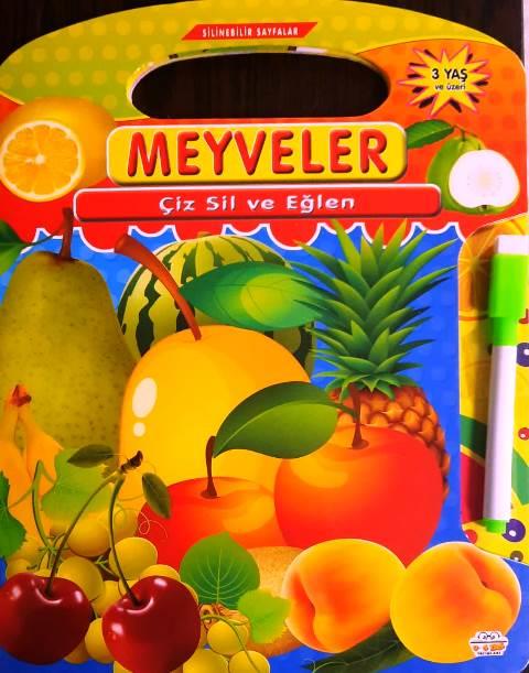 Çiz Sil Ve Eğlen Meyveler