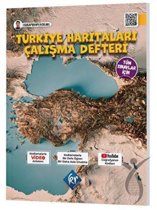 Coğrafyanın Kodları Türkiye Haritaları Çalışma Defteri (Tüm Sınavlar İçin)