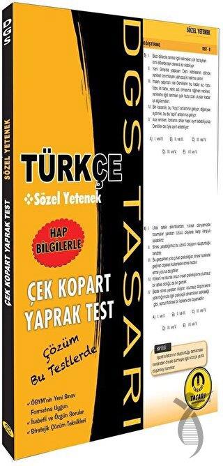 DGS Türkçe Yaprak Test