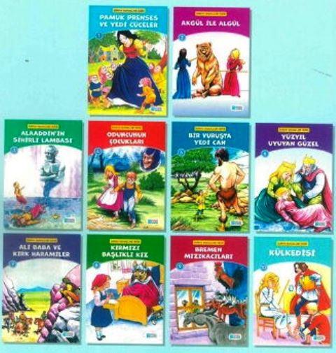 Dünya Masalları 10 Kitap Set / Büyük Boy Masal